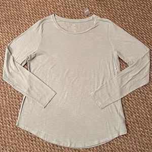 Aerie Real Soft Light Blue Long Sleeve Tee
